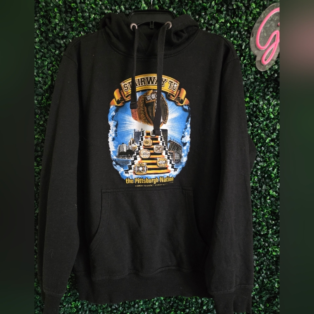 2016 STEELERS Stairway To 7 Hoodie Sweater SteelerNation XL Unisex